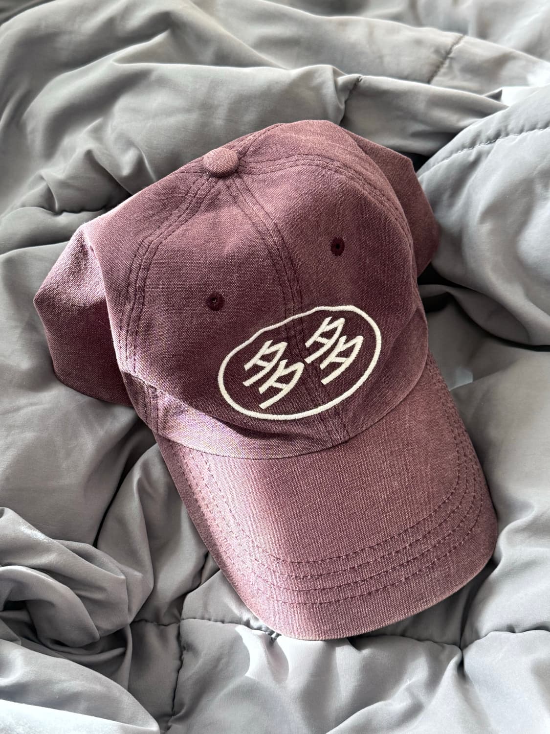 다다이즘 로고 캡 퍼플 모자 상품이미지2