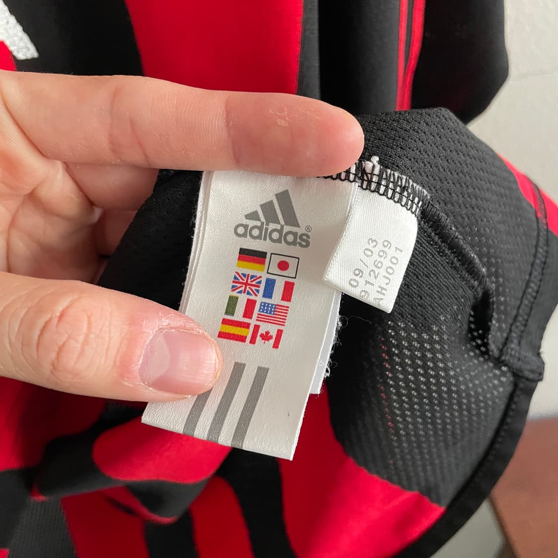 03/04 아디다스 Ac밀란 인자기 챔스 유니폼 상품이미지3