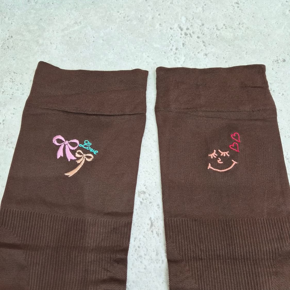 자수 리본 하이서포트형 슬리핑 압박스타킹 상품이미지2