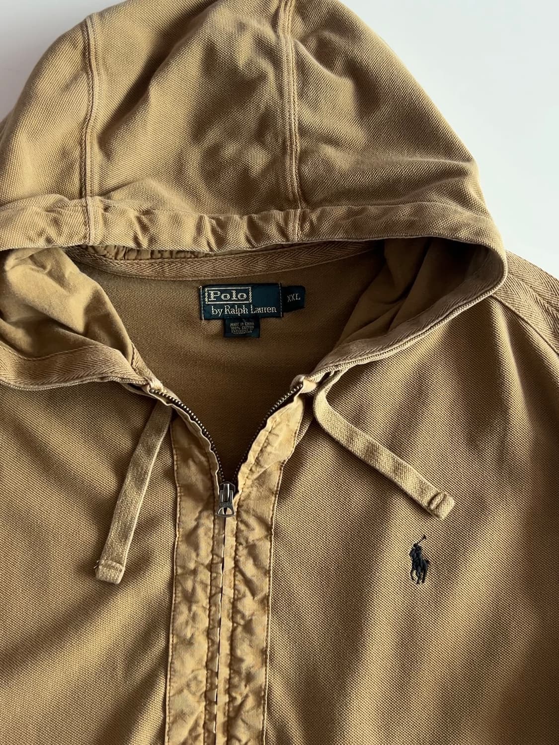 폴로 랄프로렌 베이지 후드집업 XXL 상품이미지3