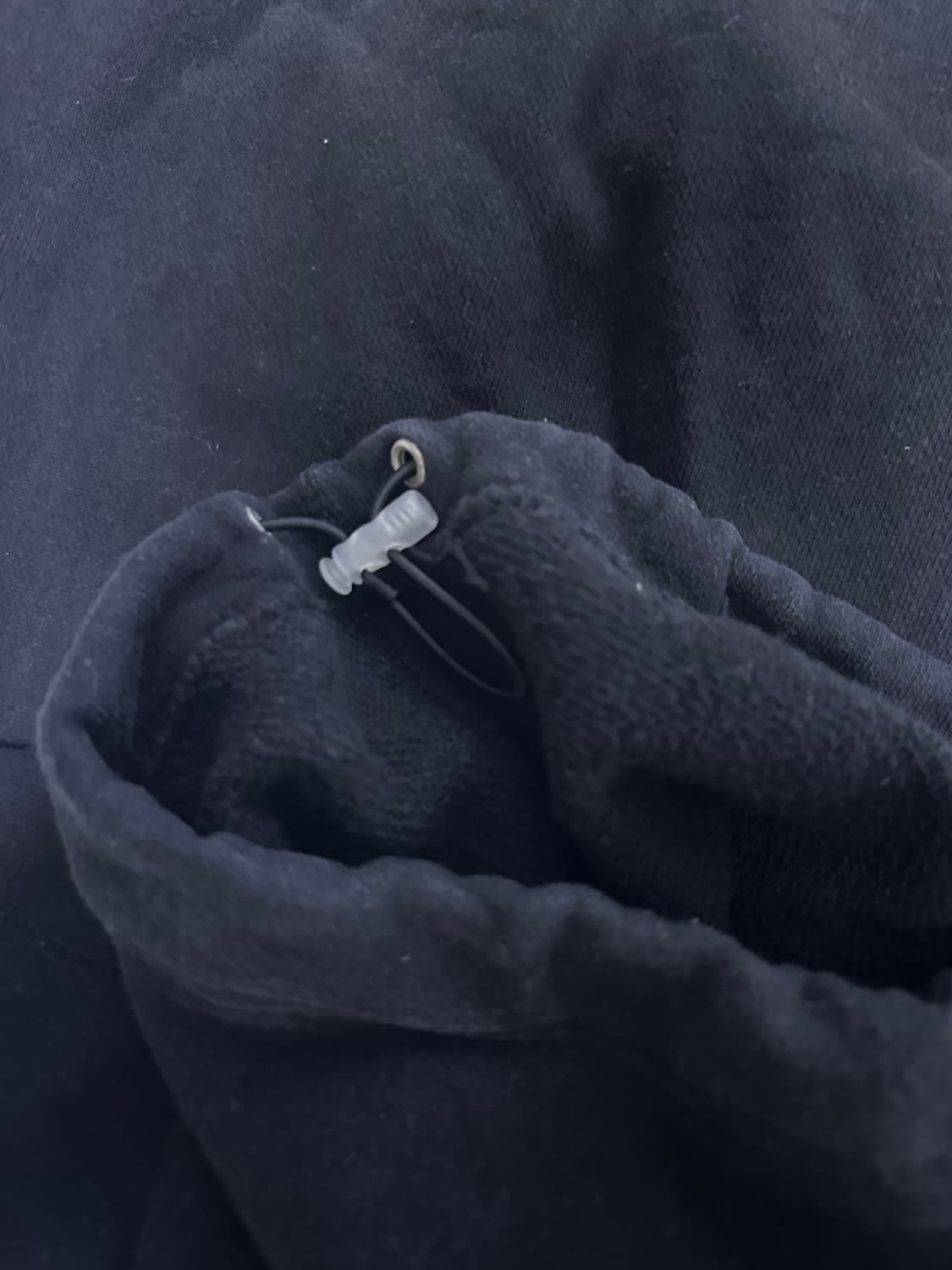 [L] 페이디드 블랙 헤비 코튼 스웨트 팬츠 상품이미지6