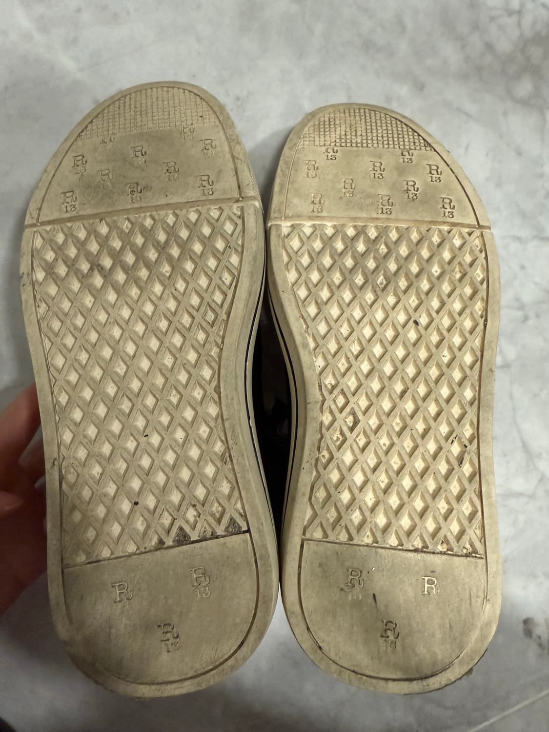 R13 하이탑 스니커즈 36사이즈 상품이미지3