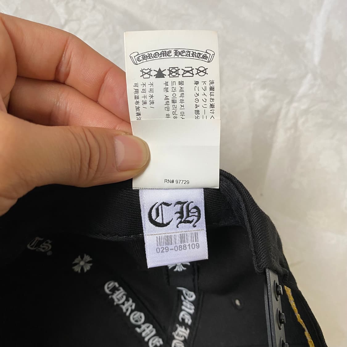 [Free] 크롬하츠 CH 베이스볼햇 블랙 옐로우 상품이미지9