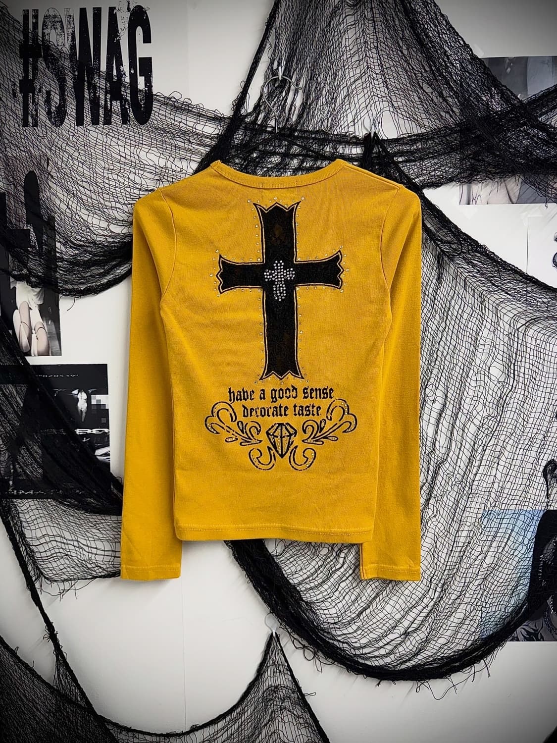 Cecil mcbee cross detailed longsleeve 상품이미지5