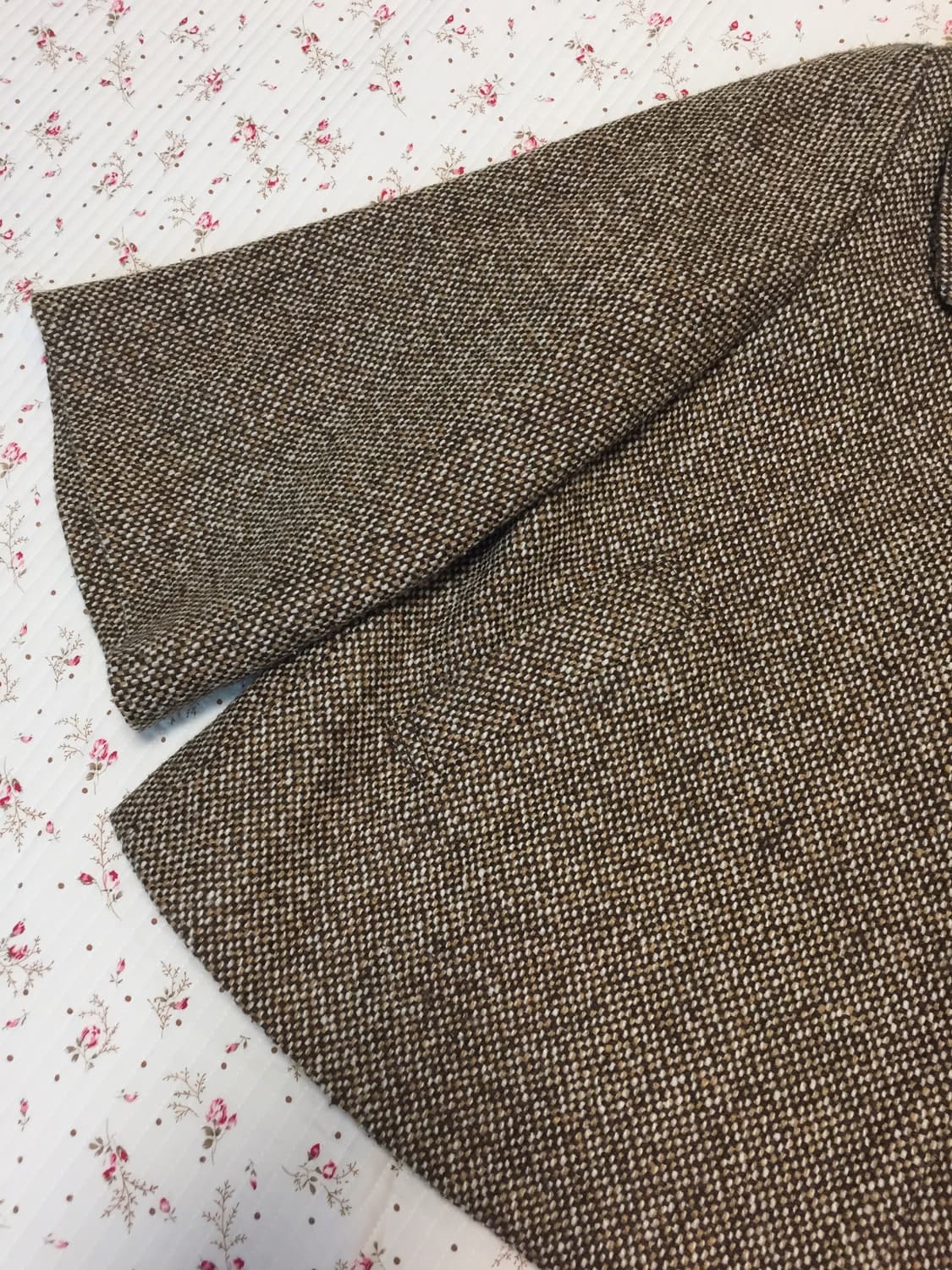 빈티지 모리걸 케이프st 투버튼 자켓 상품이미지3