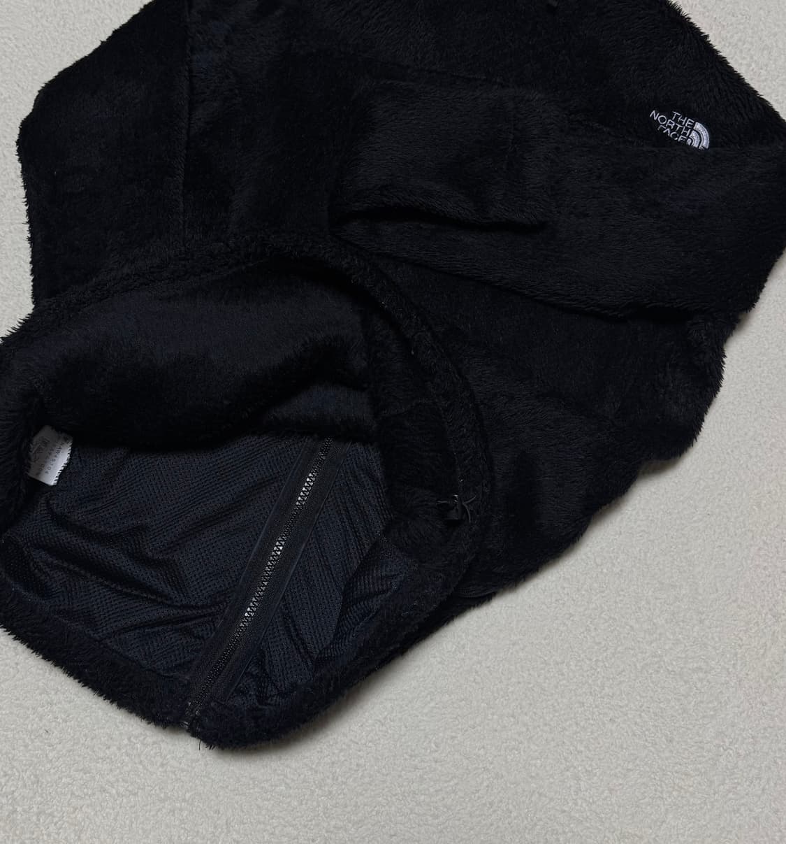 노스페이스 블랙 뽀실이 쉐르파 집업 상품이미지7