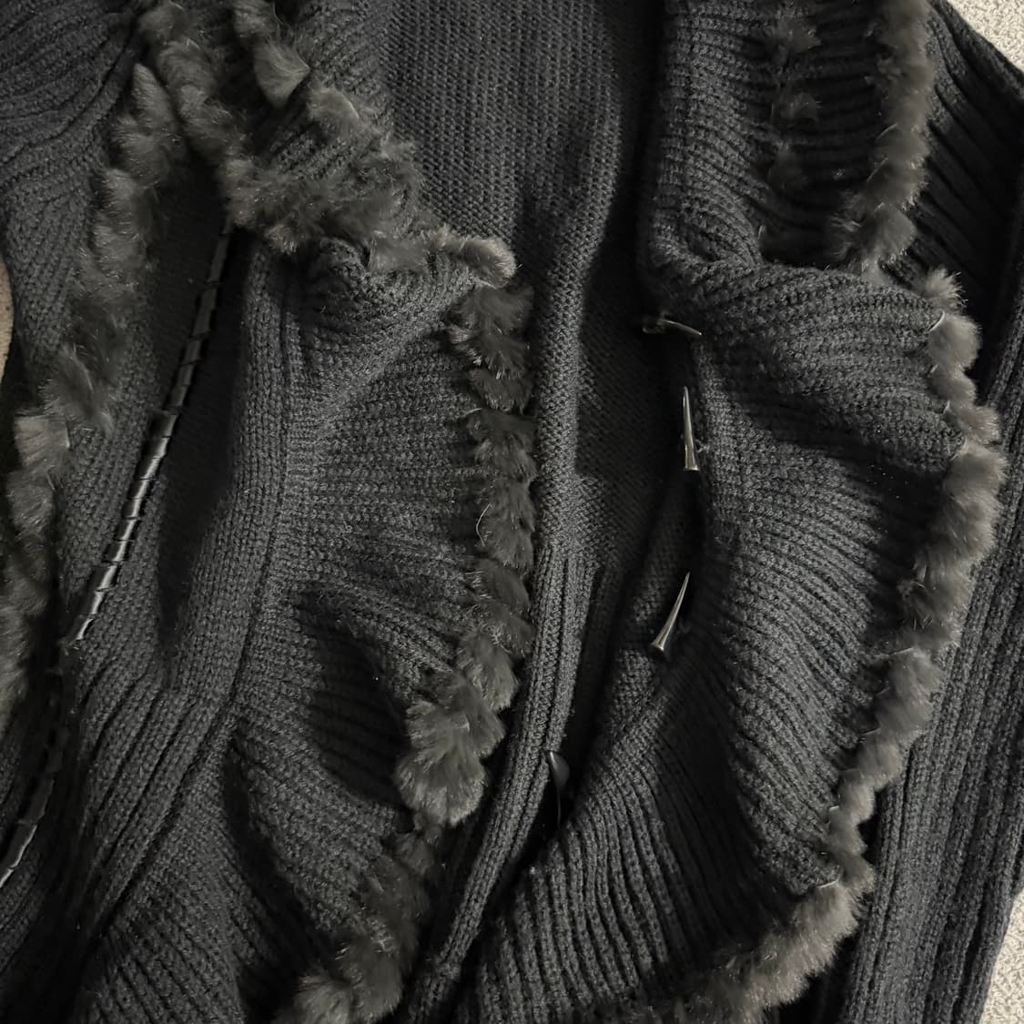 Punk fur cardigan 상품이미지3