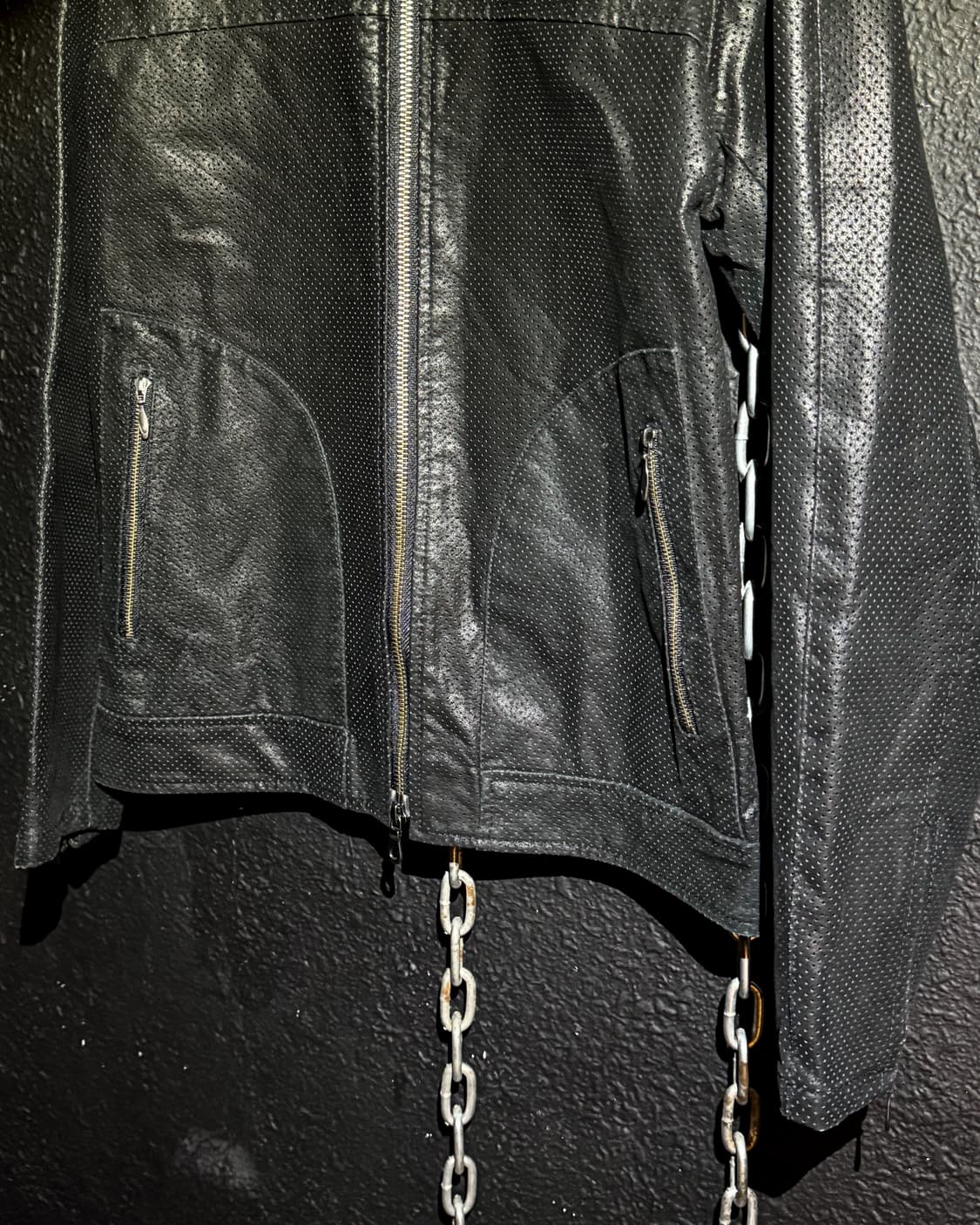 All-punching 2-way leather jacket 상품이미지6