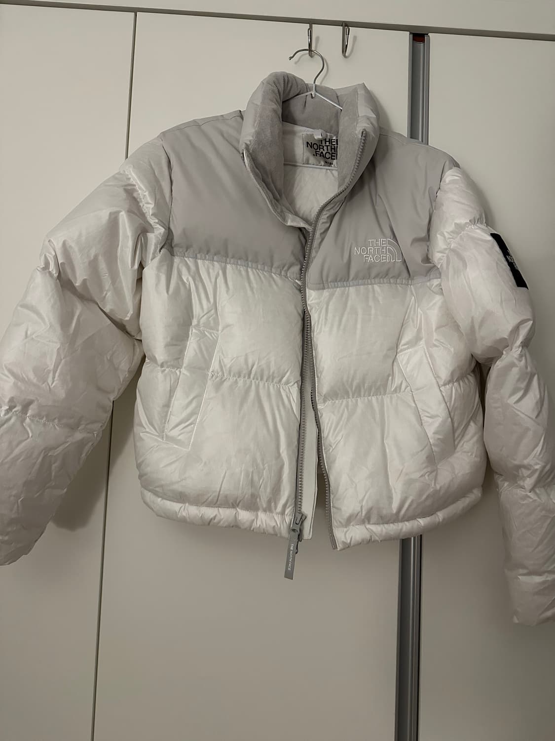 NJ1DQ85K 화이트라벨 여성 노벨티 눕시 RDS 다운 자켓_WHITE 상품이미지2