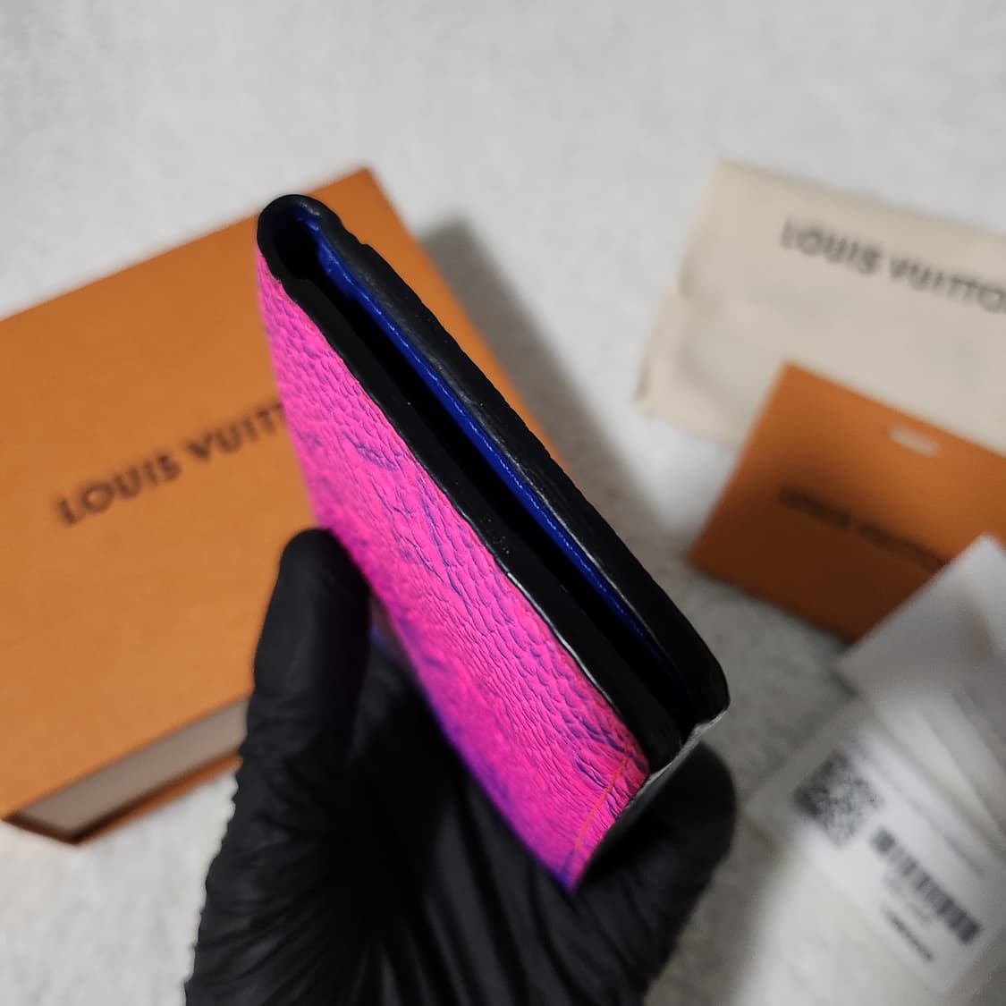 [한정판/풀구성]루이비통 토뤼옹 오거나이저 블루 로즈 상품이미지6