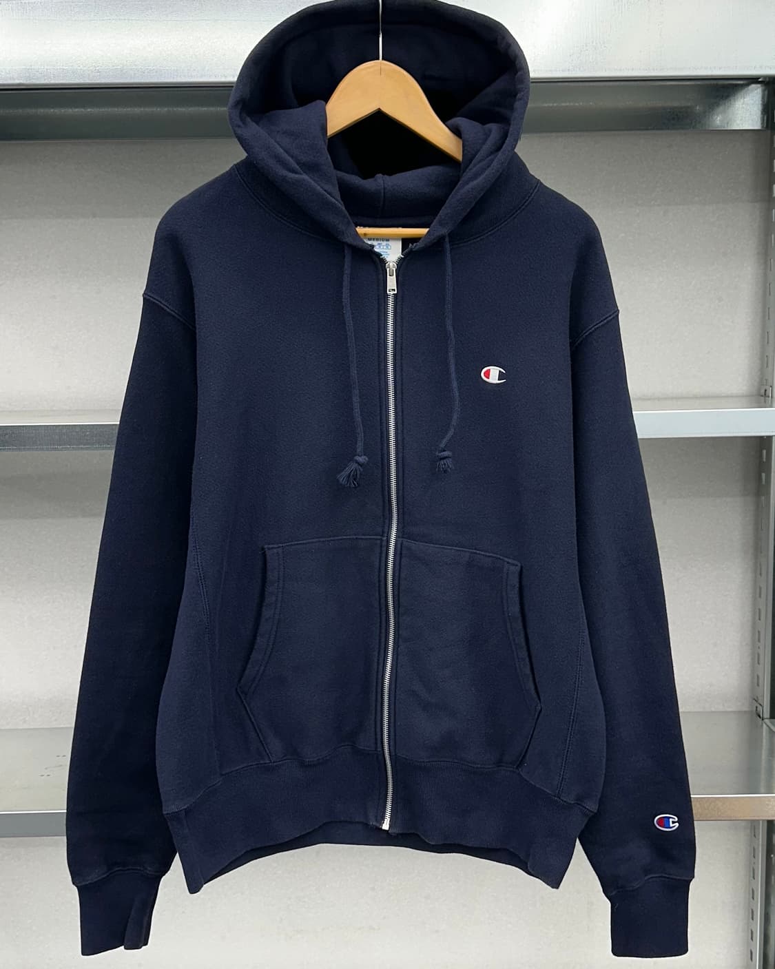 (L)챔피온 리버스위브 후드집업-M1292 상품이미지1