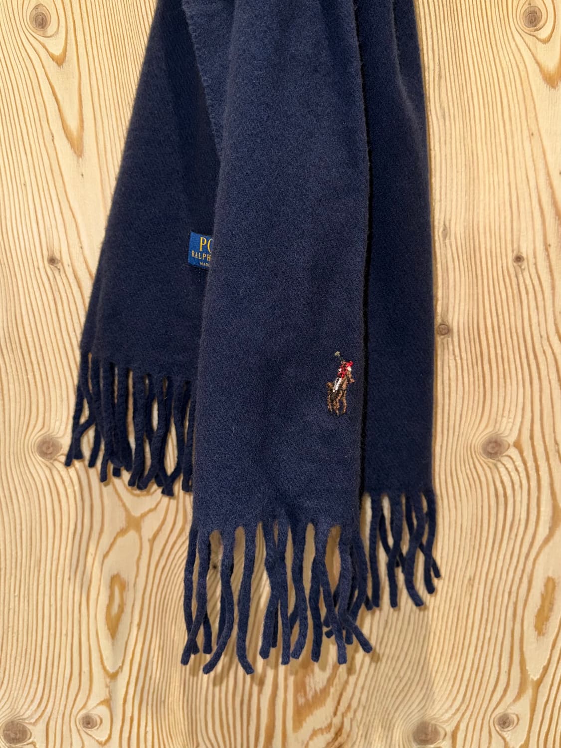 폴로 랄프로렌 캐시미어 프린지 머플러 상품이미지1