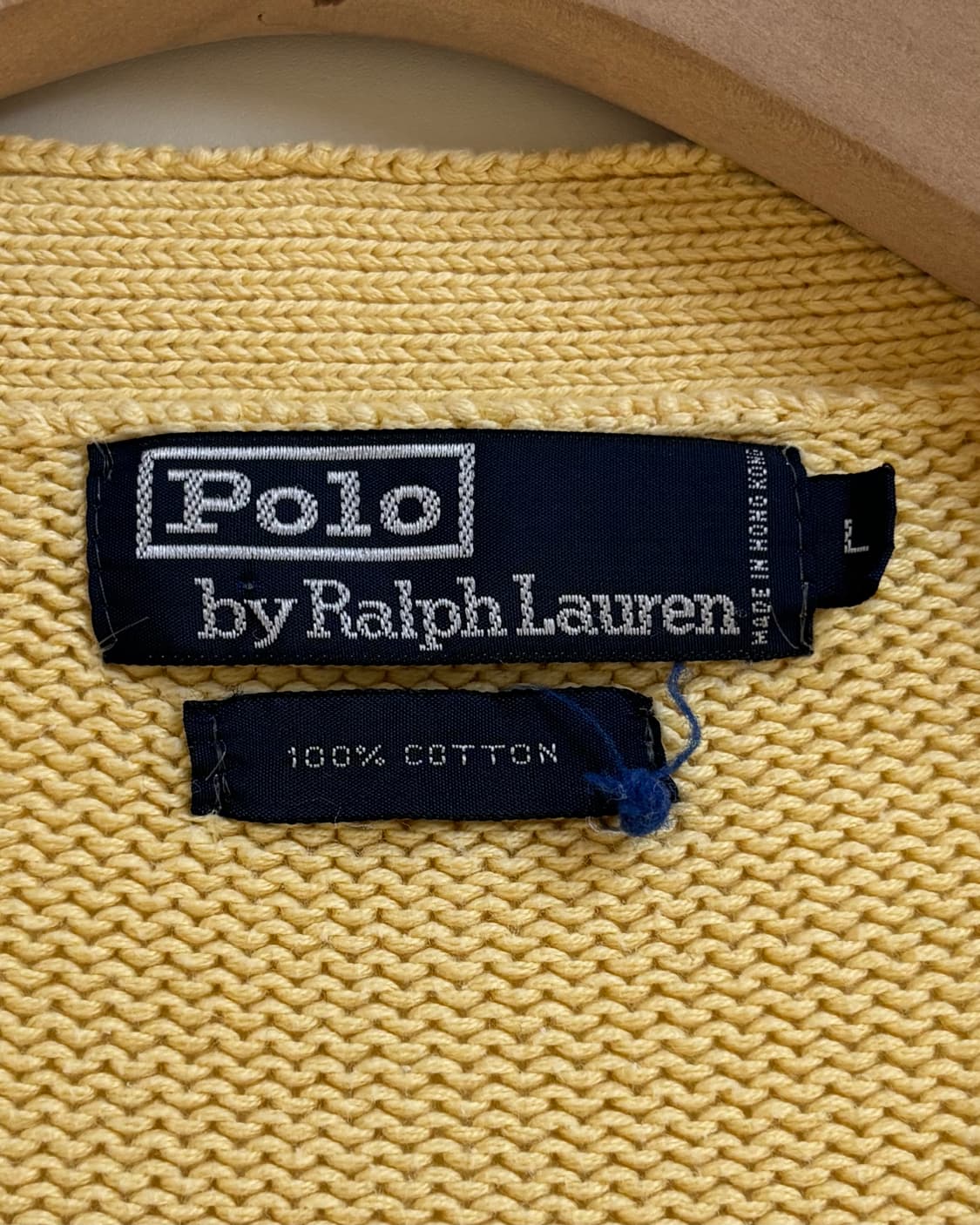 Polo 폴로 랄프로렌 00‘s 배색 단가라 코튼 브이넥 가디건 상품이미지6