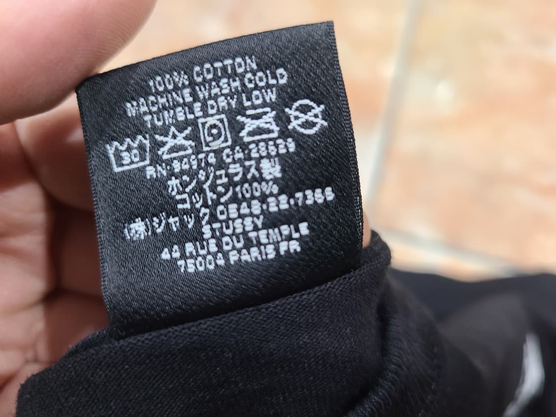 스투시 빌트 터프 블랙 반팔티셔츠 상품이미지5