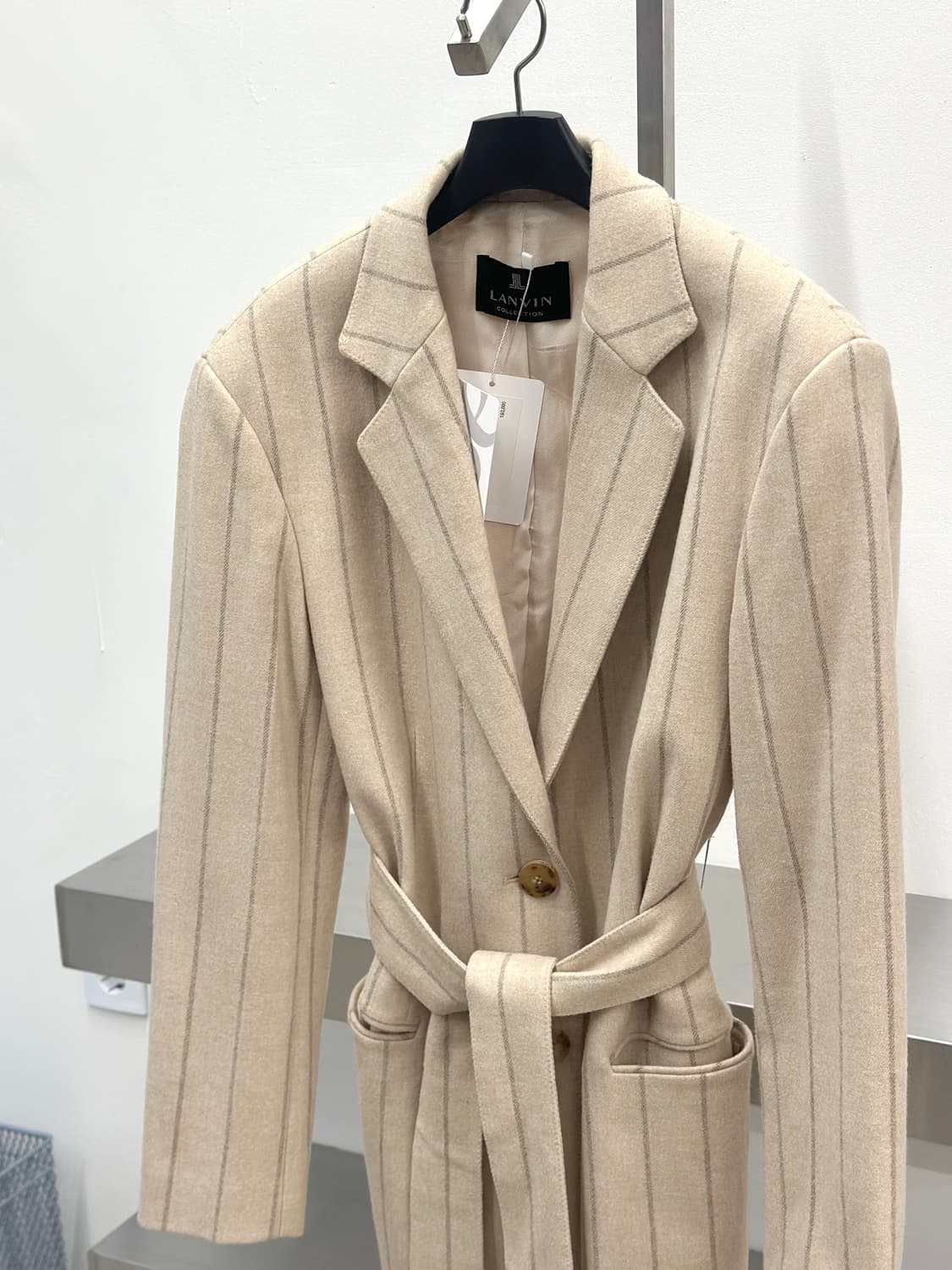 랑방 컬렉션 울 벨티드 자켓  상품이미지2