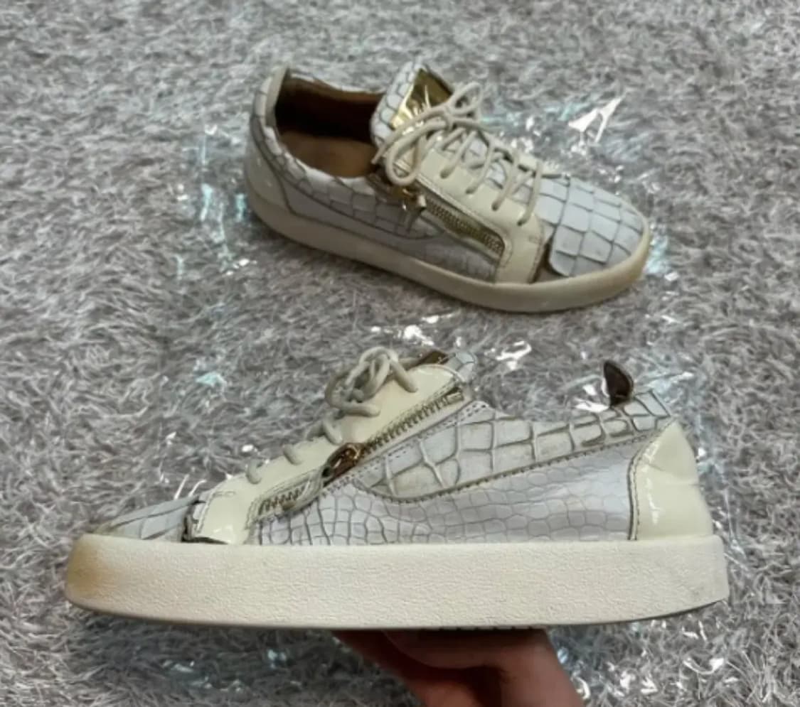 [정품] 쥬세페 자노티 금장 크로커 집업 스니커즈 260
 상품이미지2