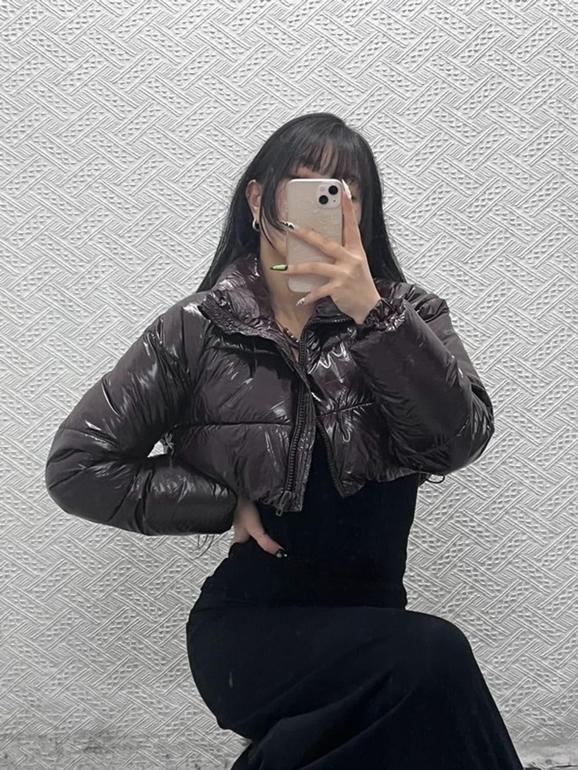 자라 락시크 스트릿힙 외힙감성 크롭 패딩 S C08812 상품이미지1