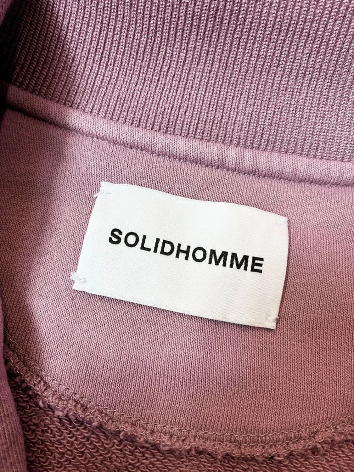 솔리드옴므 19FW 하프집 맨투맨 PN6950 상품이미지6