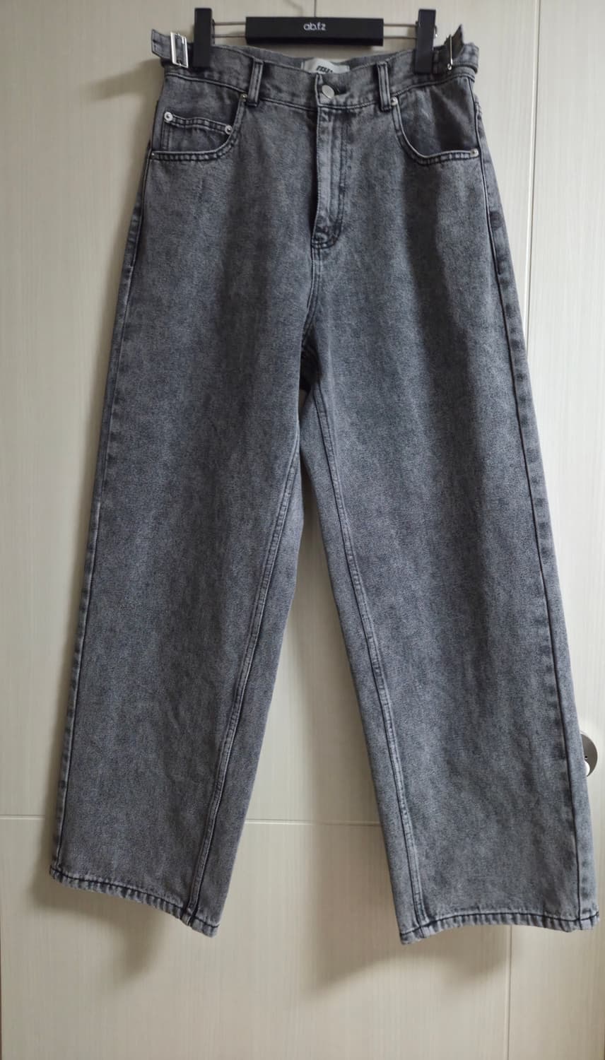 [2] 더블유워크샵 마블 코팅 데님 팬츠 상품이미지2