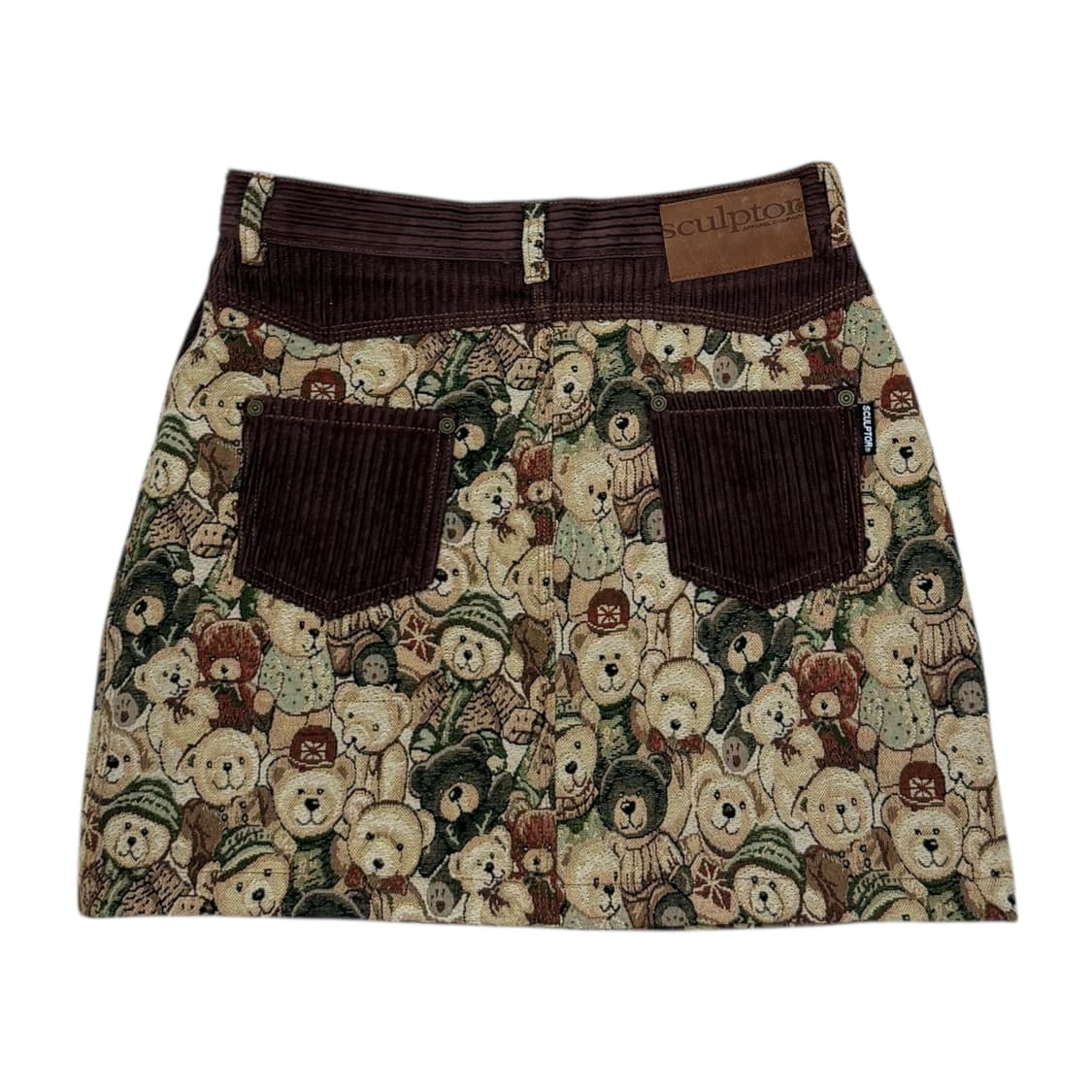 스컬프터 곰돌이 테디베어 프렌즈 카펫 리버서블 양면 자켓 M 상품이미지8