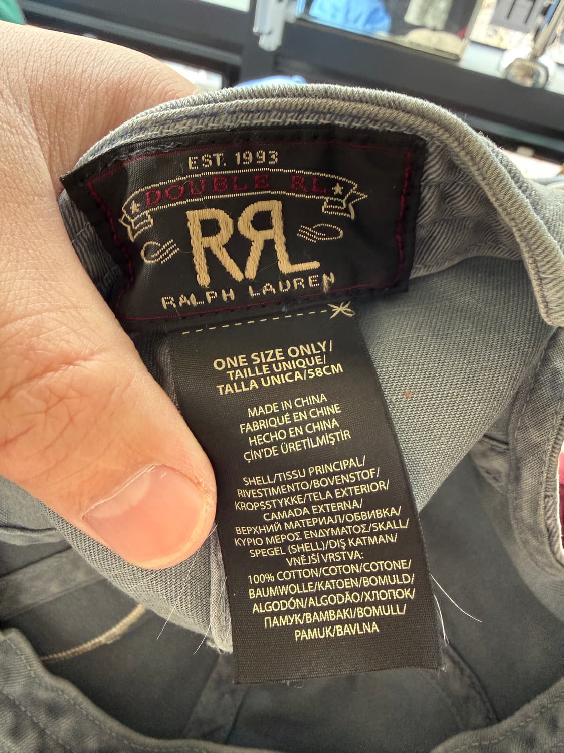 RRL 가먼트 다잉 볼캡 Os 상품이미지3