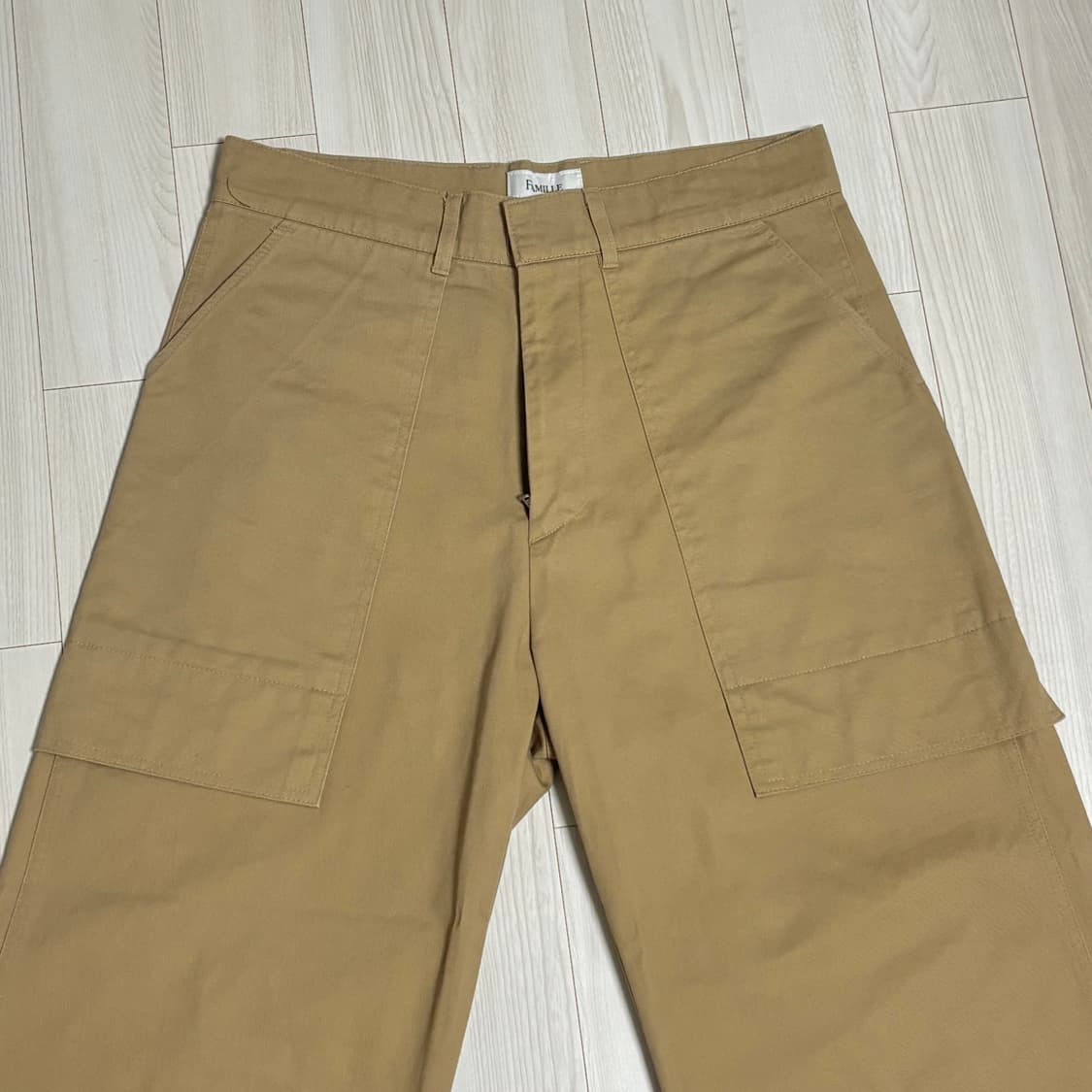 [M] 파밀레 포켓 치노 팬츠 베이지 상품이미지5