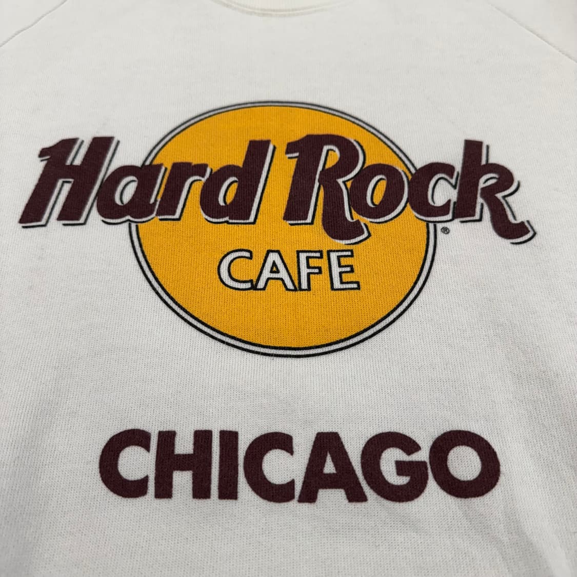 90s 하드락카페 시카고 스웻셔츠 맨투맨 made in USA (XL) 상품이미지3