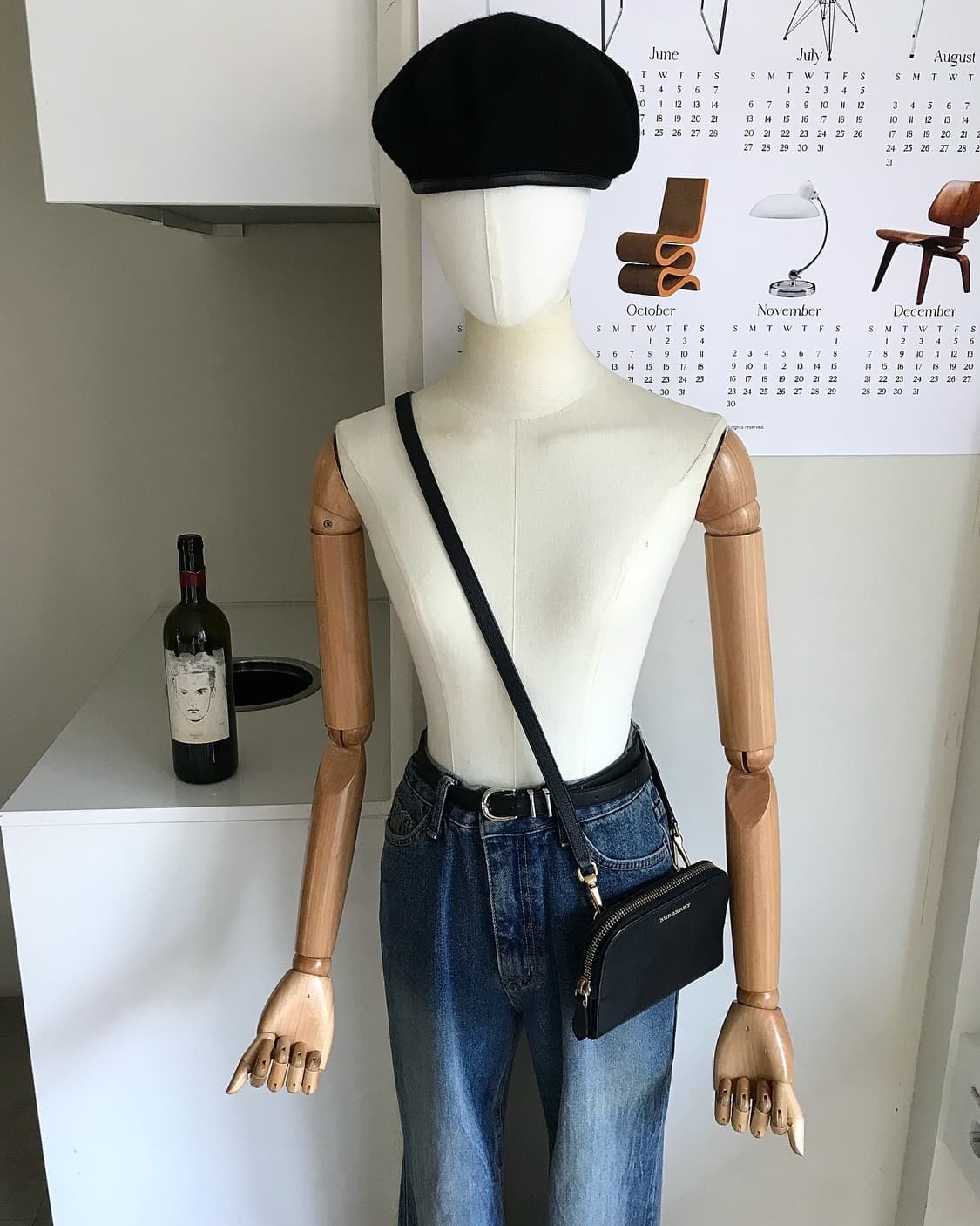 버버리 레더 미니 크로스백 가방 상품이미지9