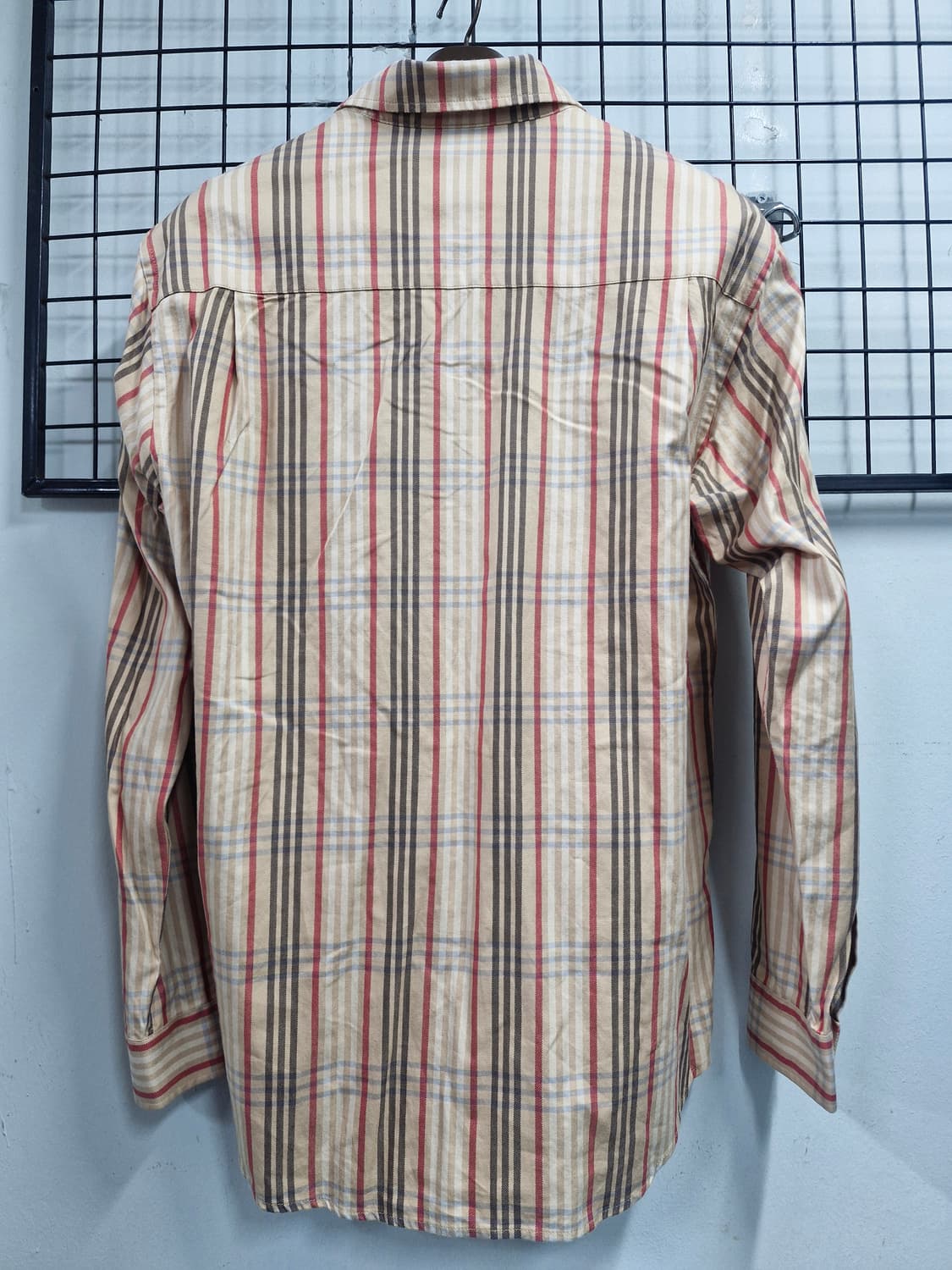 100L 닥스 체크 긴팔 셔츠. 상품이미지6