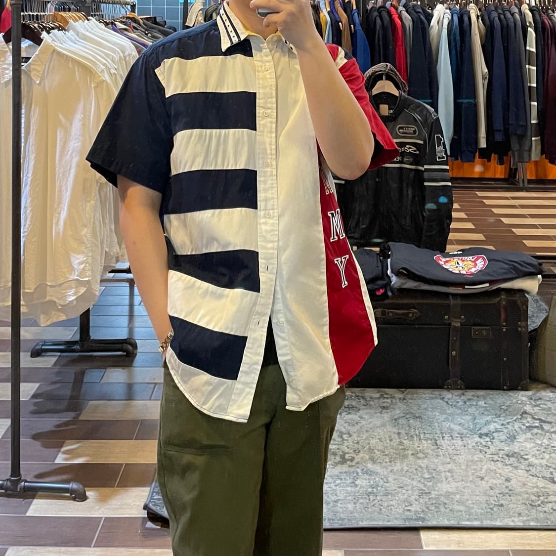 타미힐피거 올드스쿨 반팔셔츠 상품이미지2