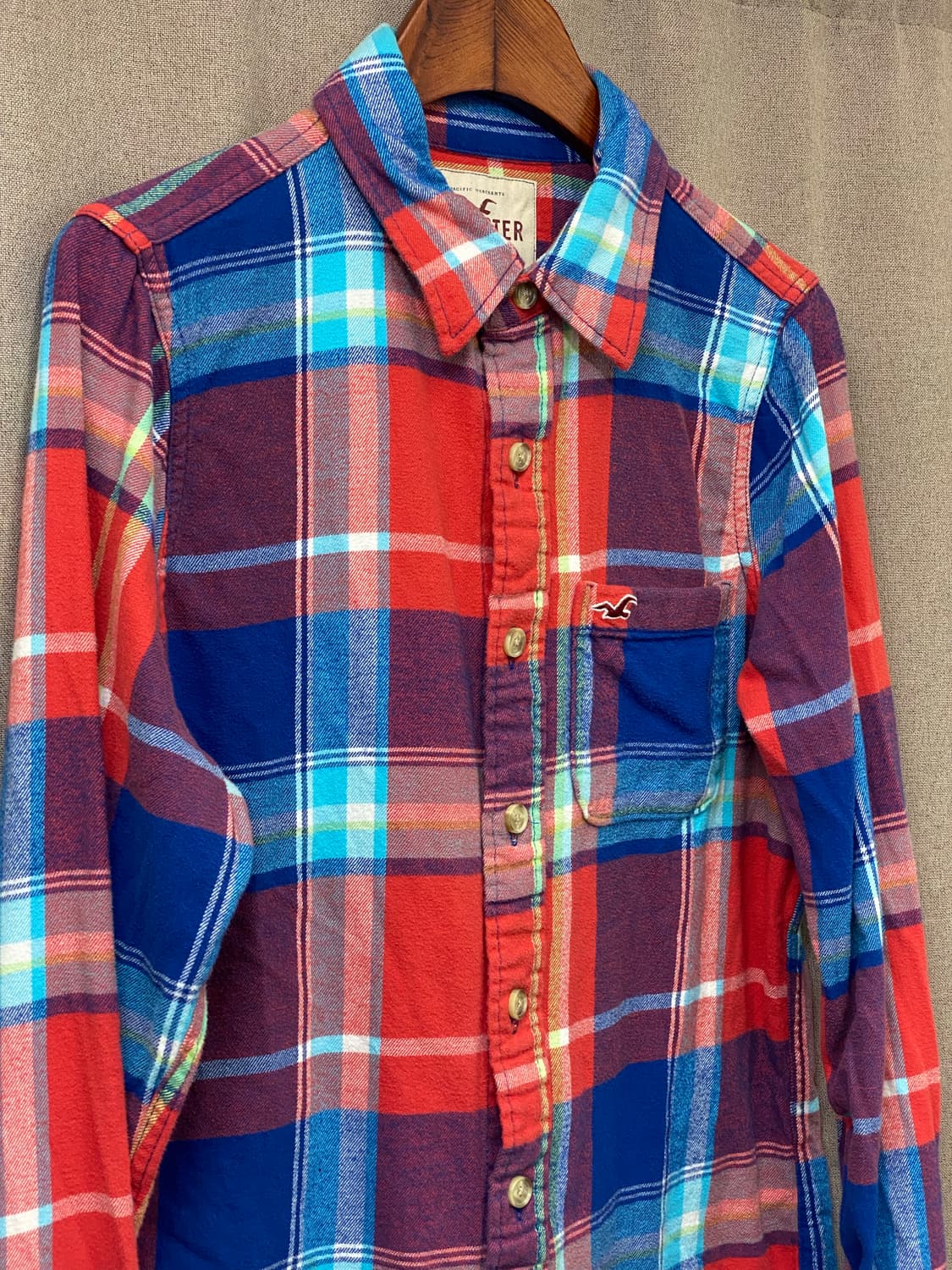 홀리스터 플란넬 체크 셔츠 상품이미지3