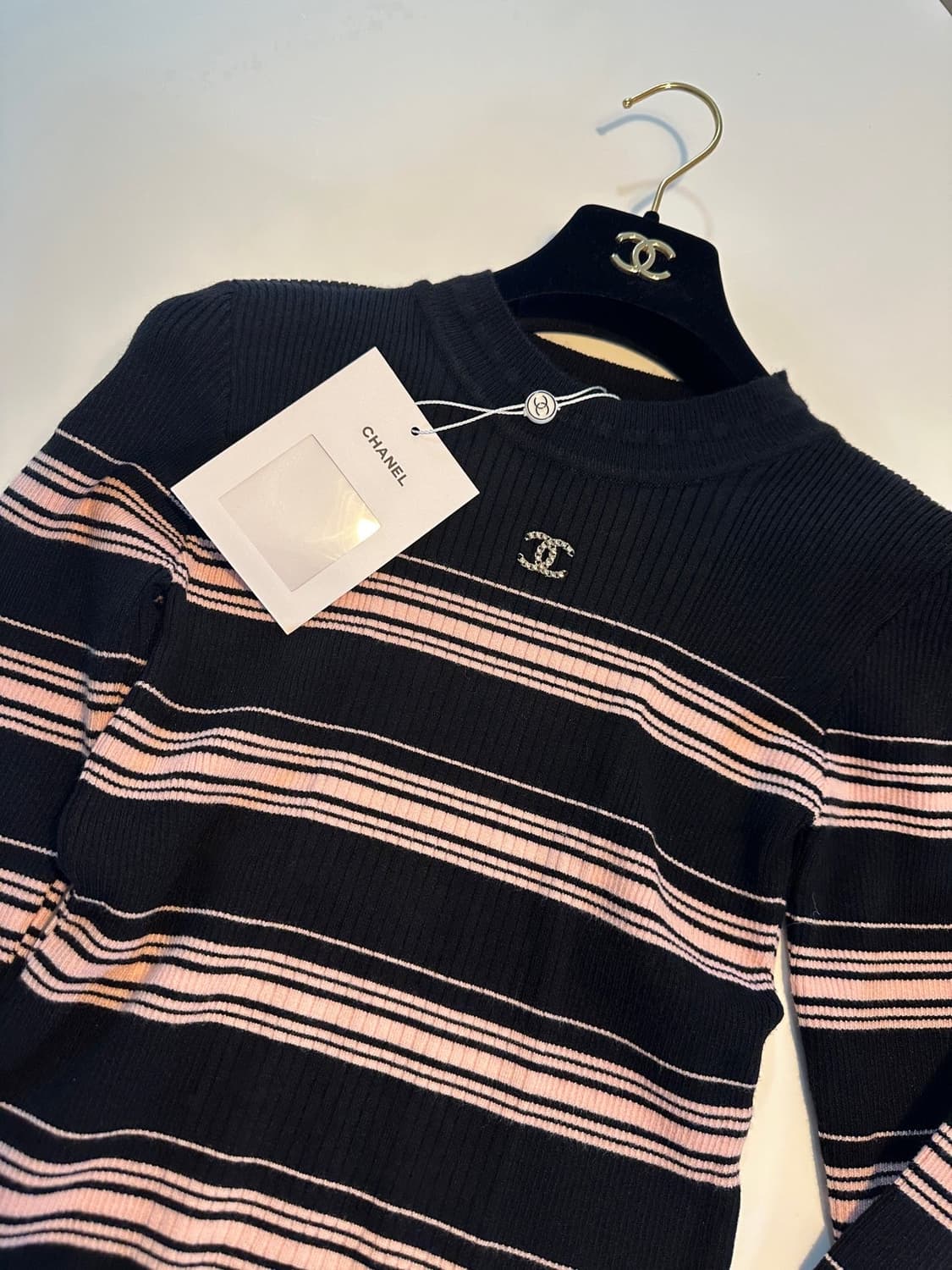 (새상품)샤넬줄지니트 상품이미지9