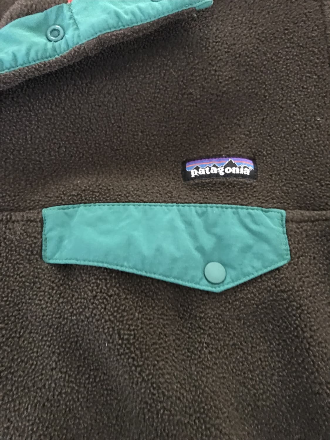 10s 파타고니아 신칠라 스냅-T 카키/민트 상품이미지3
