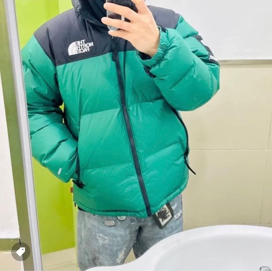 M)슈프림 x 노스페이스 눕시 자켓 그린-24fw (개눕시) 상품이미지1