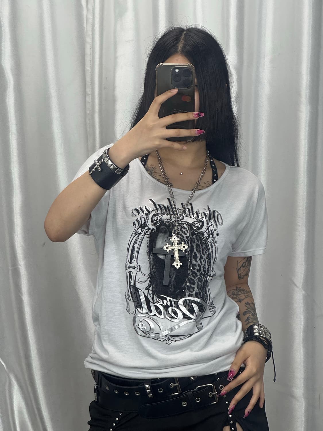 Back Detail Punk Short Sleeve 상품이미지3