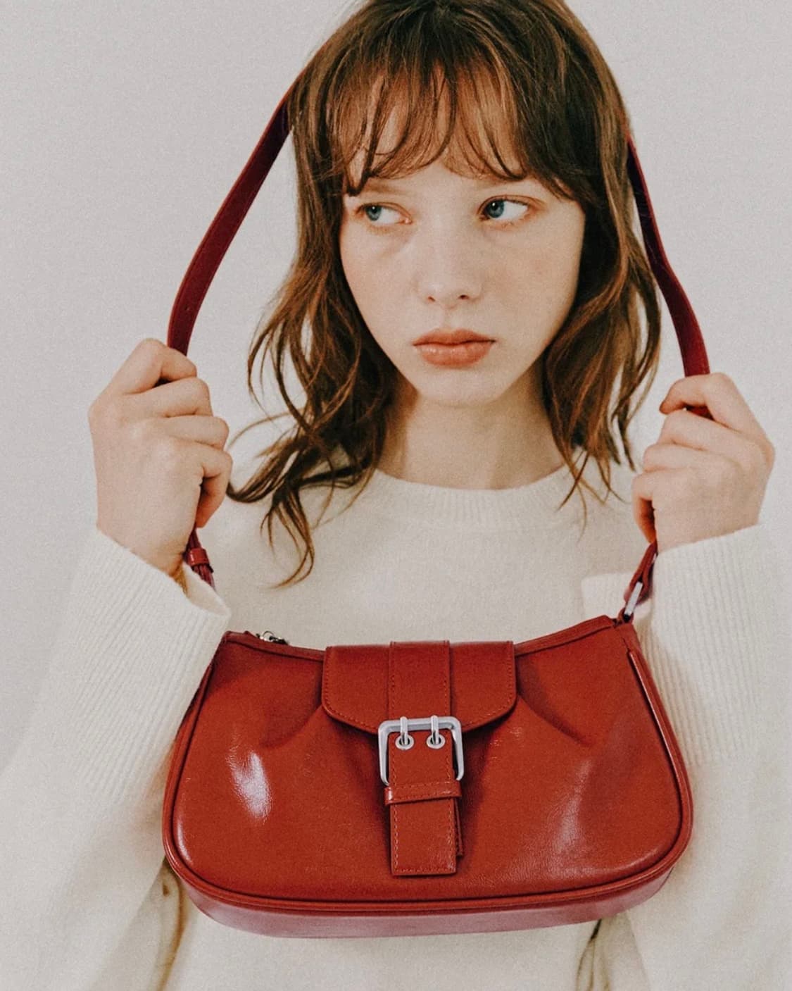 스퀘어라인 키리백 _ 크랙 레드 상품이미지1