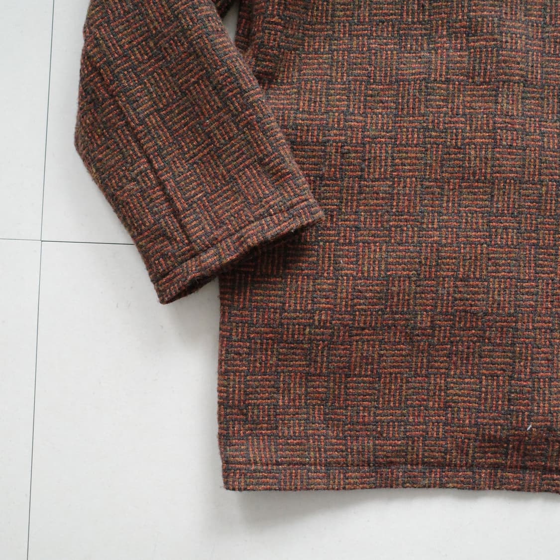 캐피탈 17FW 트위드 울 린넨 샤카 코트 XL사이즈 상품이미지10