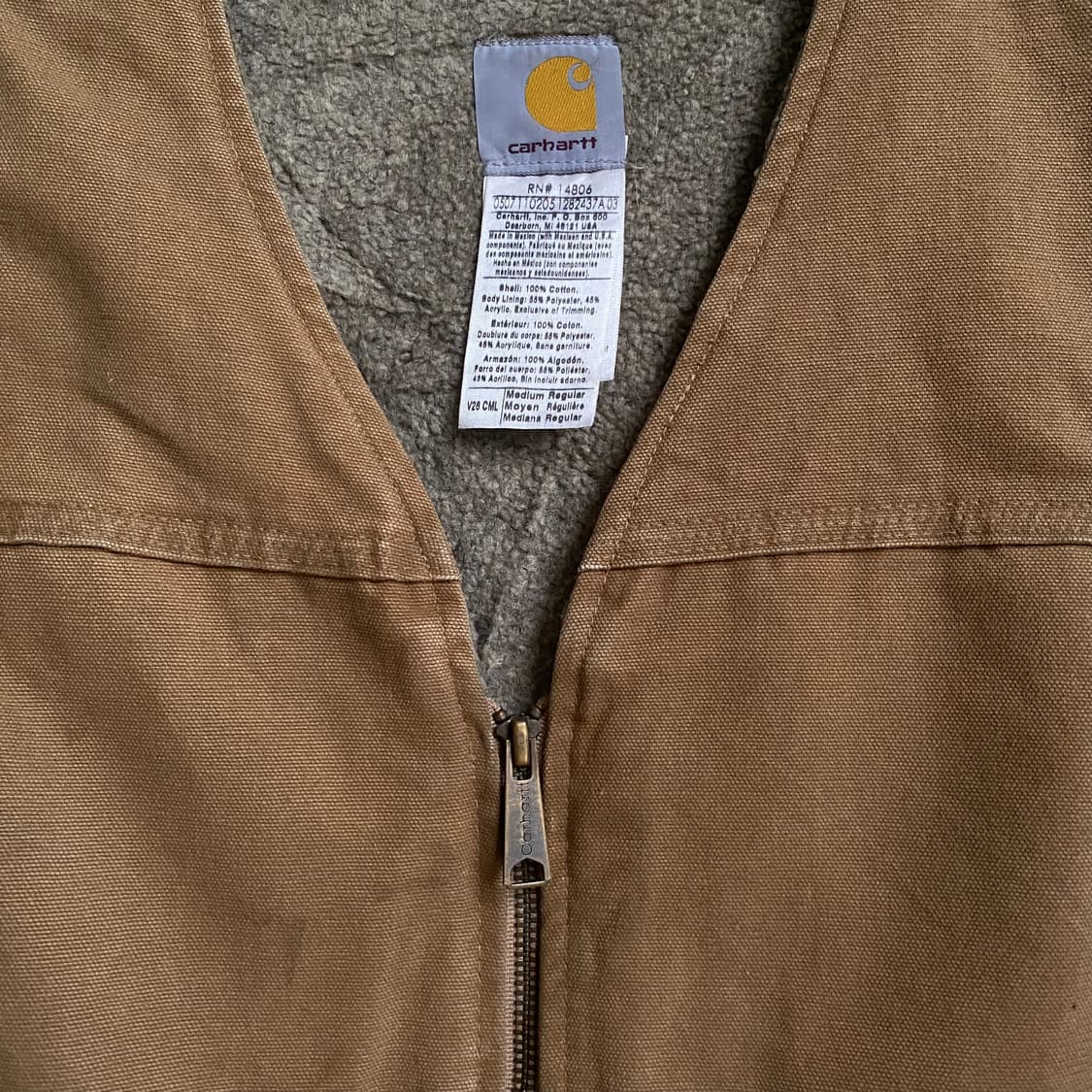 🌊Carhartt sherpa lining vest 상품이미지9