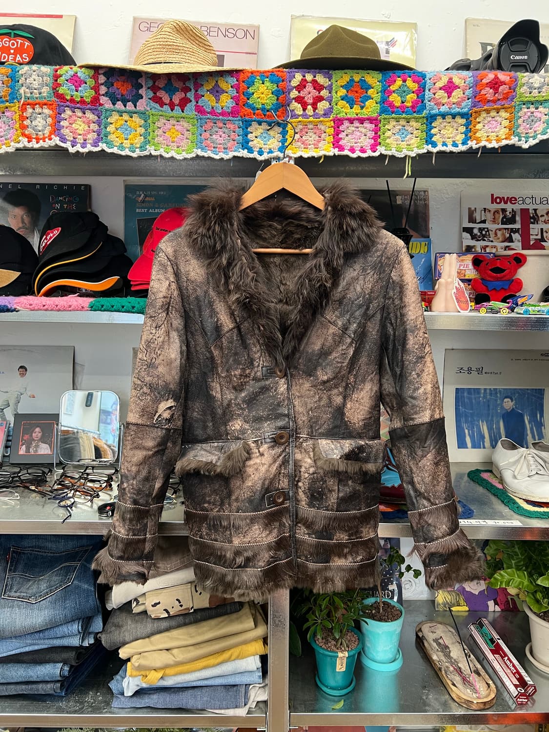 Vintage Japanese Rabbit Fur Coat 상품이미지1