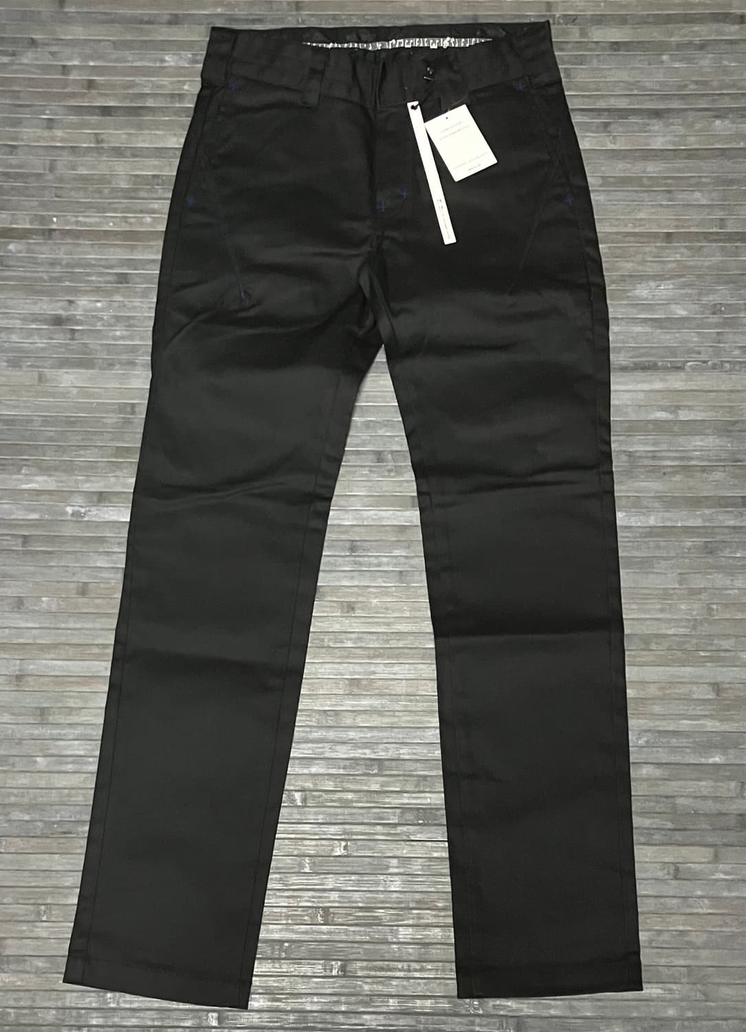 Blue stitch slim cotton pants 상품이미지1