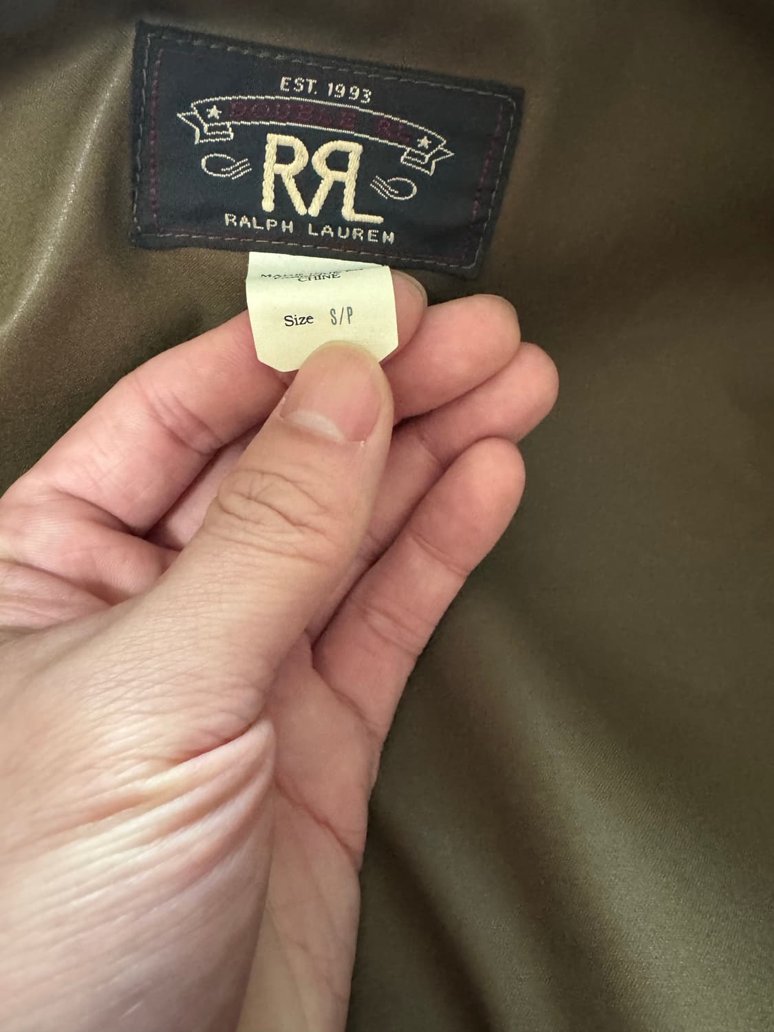 더블알엘 RRL 카모 벨티드 자켓 S 사이즈(방수) 상품이미지4