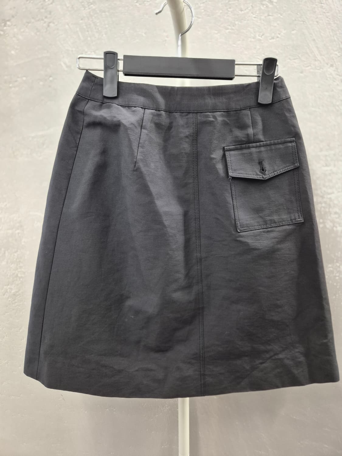 Ouro 블랙 랩 스커트 M 상품이미지3