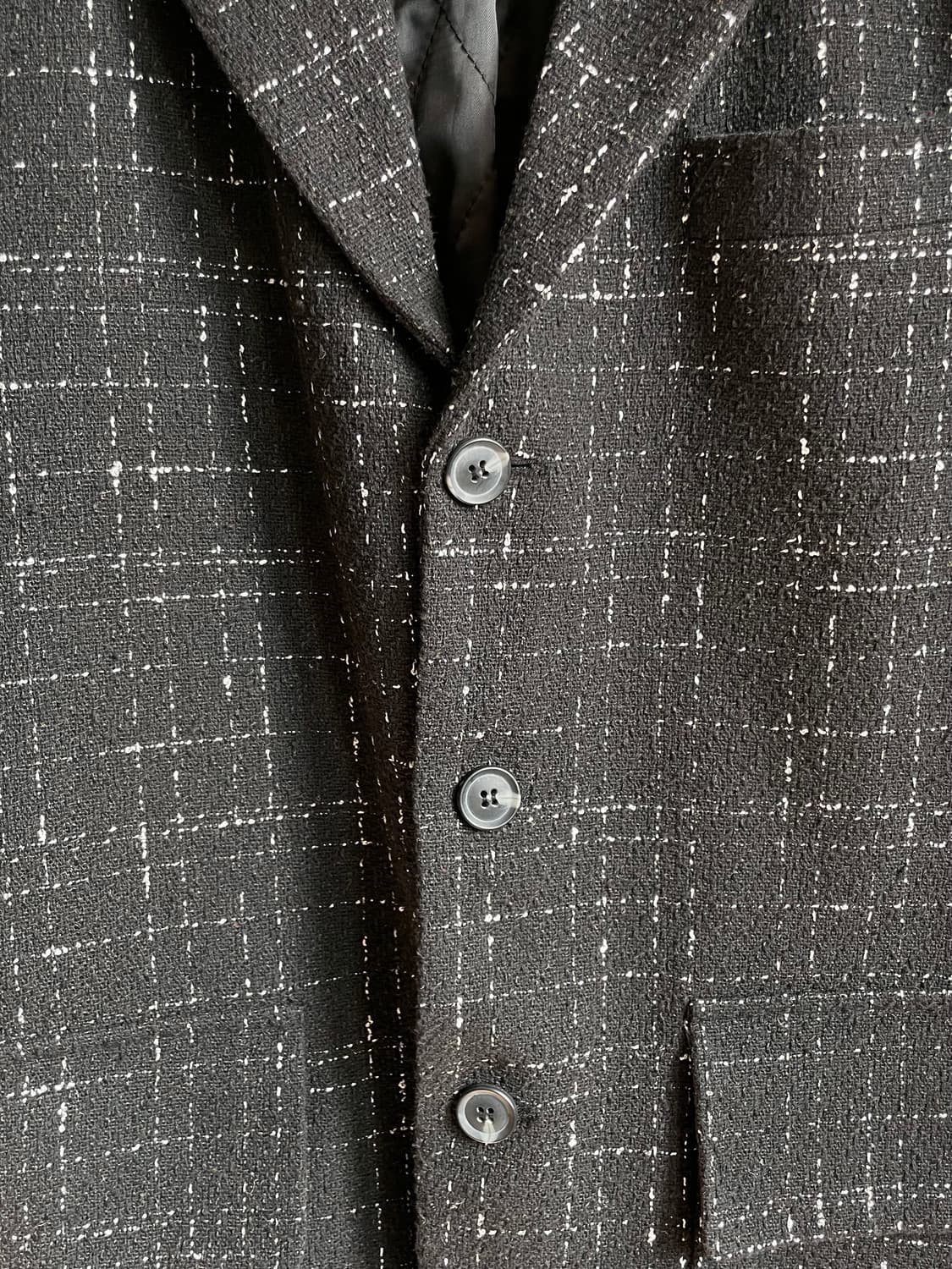 SEEOT 트위드 블레이저 3버튼 자켓 상품이미지5