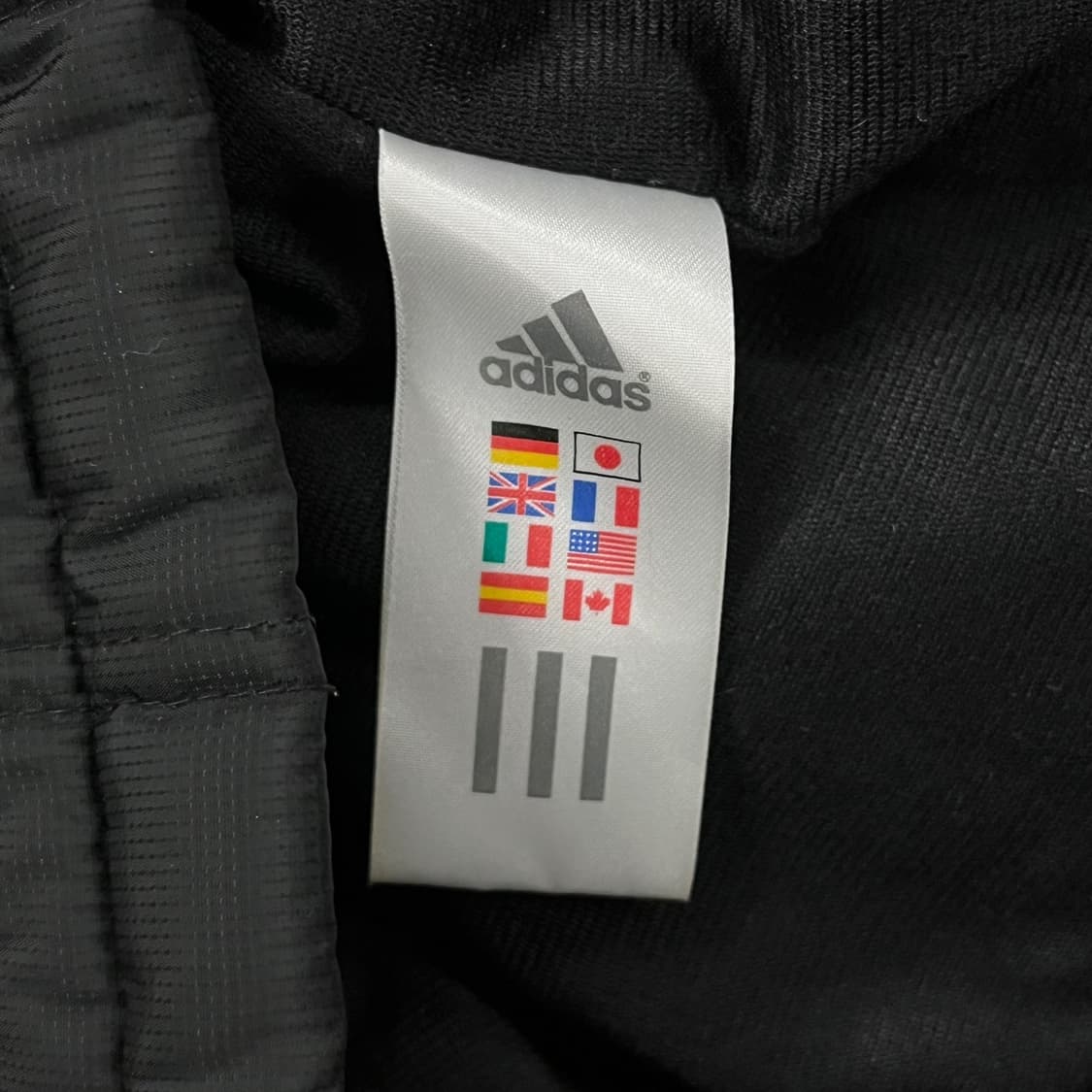 [정품/85] 아디다스 삼선 패딩 블랙 골드 b15 상품이미지6