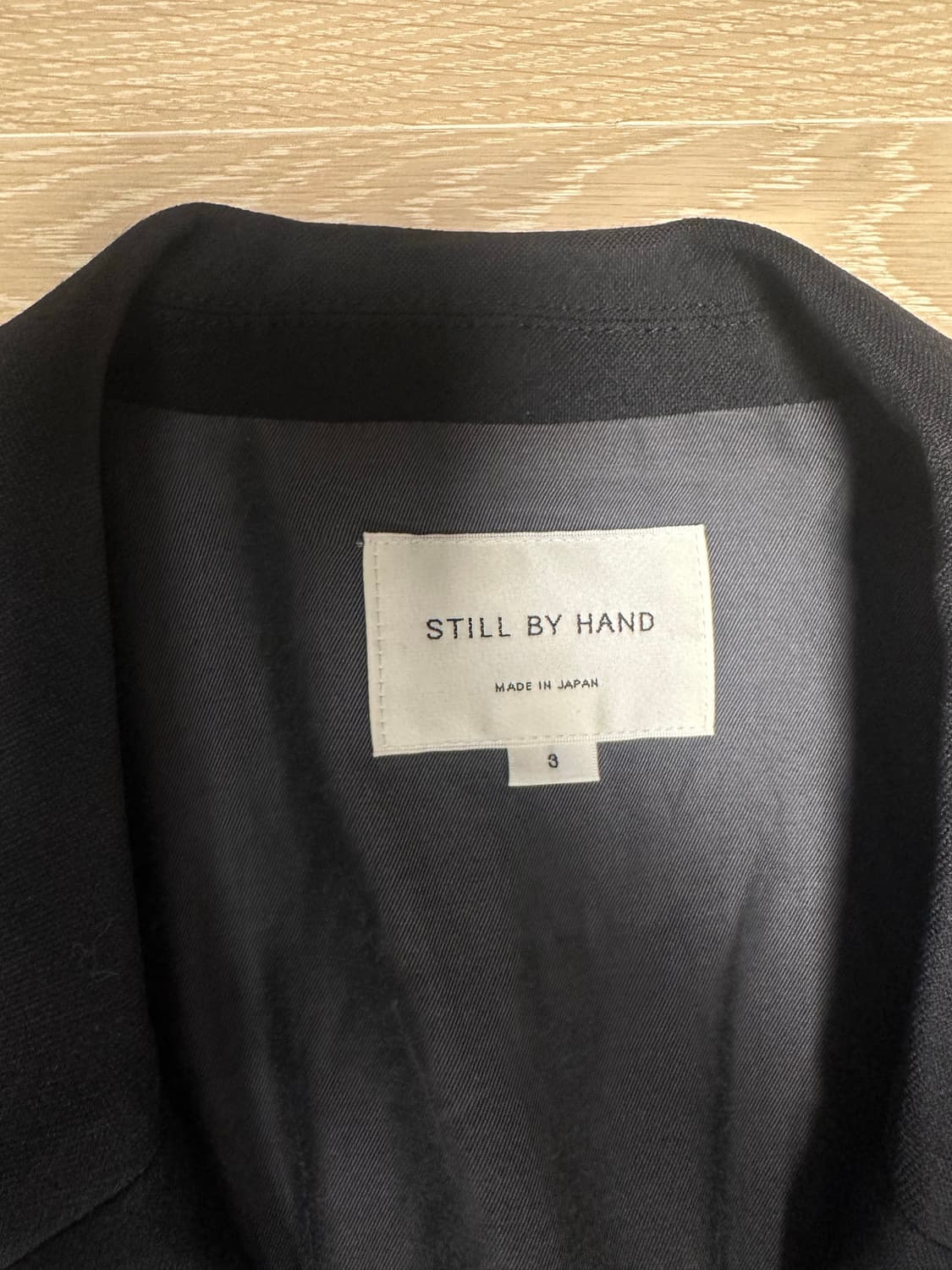 STILL BY HAND의 블랙 블레이저 상품이미지2