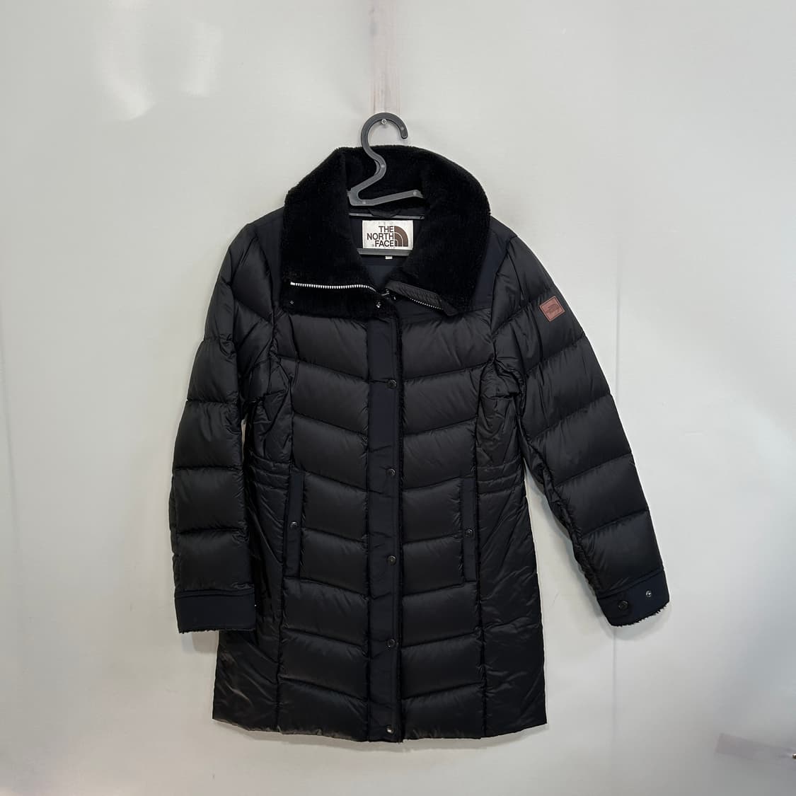 노스페이스 여성 구스다운 롱패딩 90 상태최상 상품이미지1