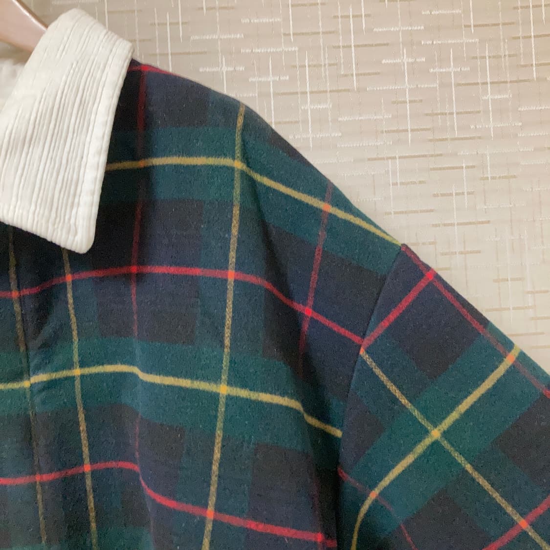 Evistub긴팔 루즈핏 셔츠  체크 폴로 셔츠 상품이미지5