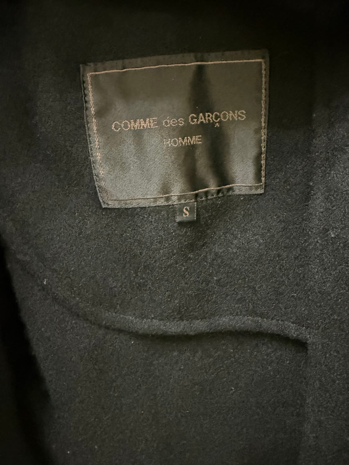 디자이너판 초판 다나카 케이이치 꼼데가르송 옴므 체스터 코트 상품이미지5