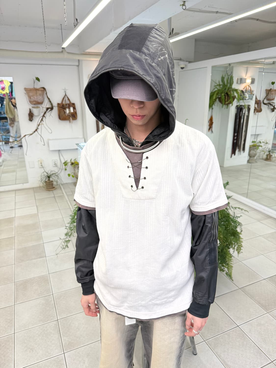 layered boxy t-shirt 상품이미지5