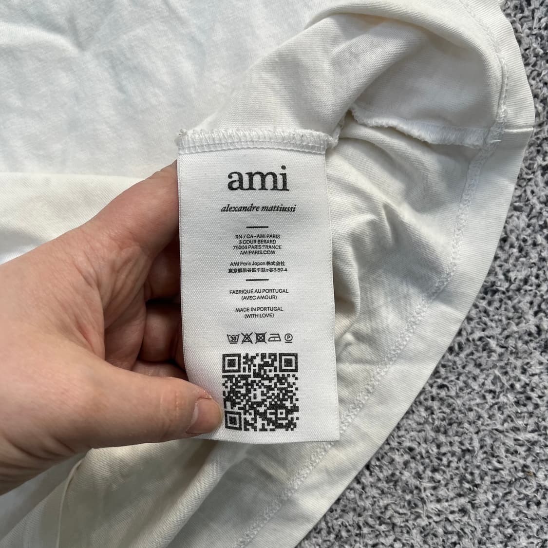 XXS 아미 여성 반팔 티셔츠 (황변) 0410M 상품이미지3